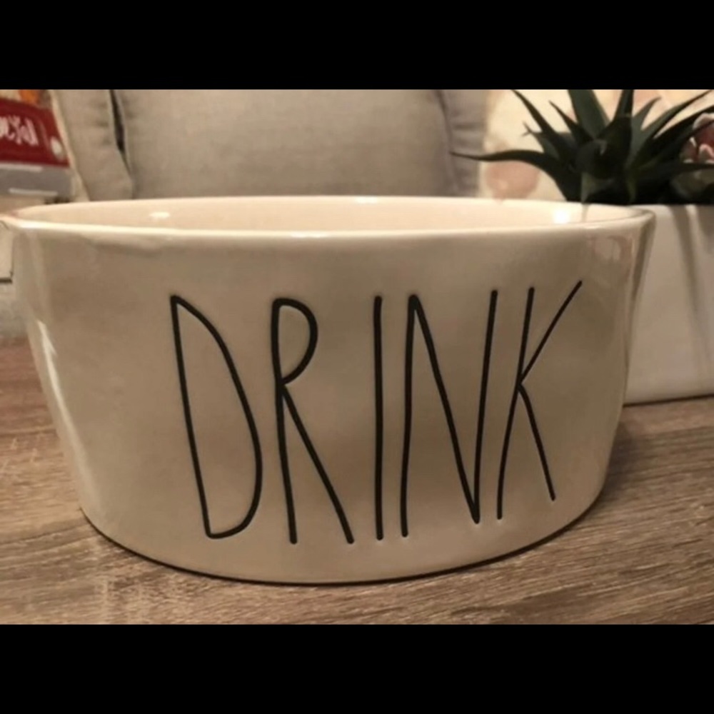 Rae Dunn drink dog bowl